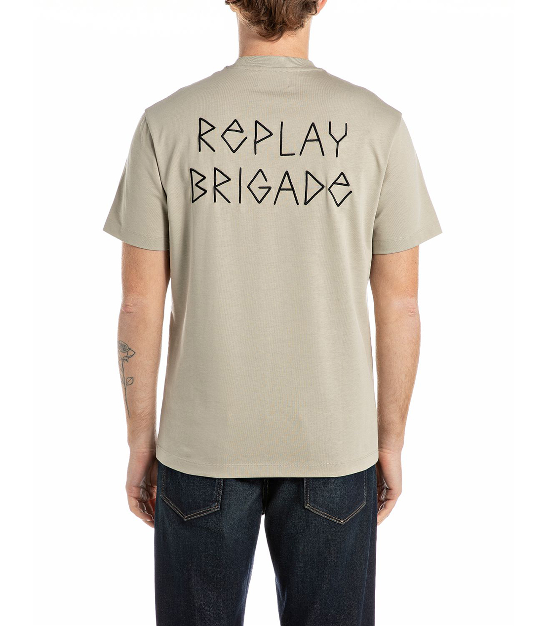 リラックスフィットベビージャージーTシャツ リラックスフィット ヘビーコットンジャージーLOGO Tシャツ